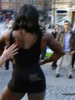 super hot ebony female bodybuilder mistress treasure in ripped contest shape